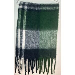 Steve Madden Retro Plaid Scarf Wrap Luxurious Soft Feel Y2K VTG Cozy Warm Winter